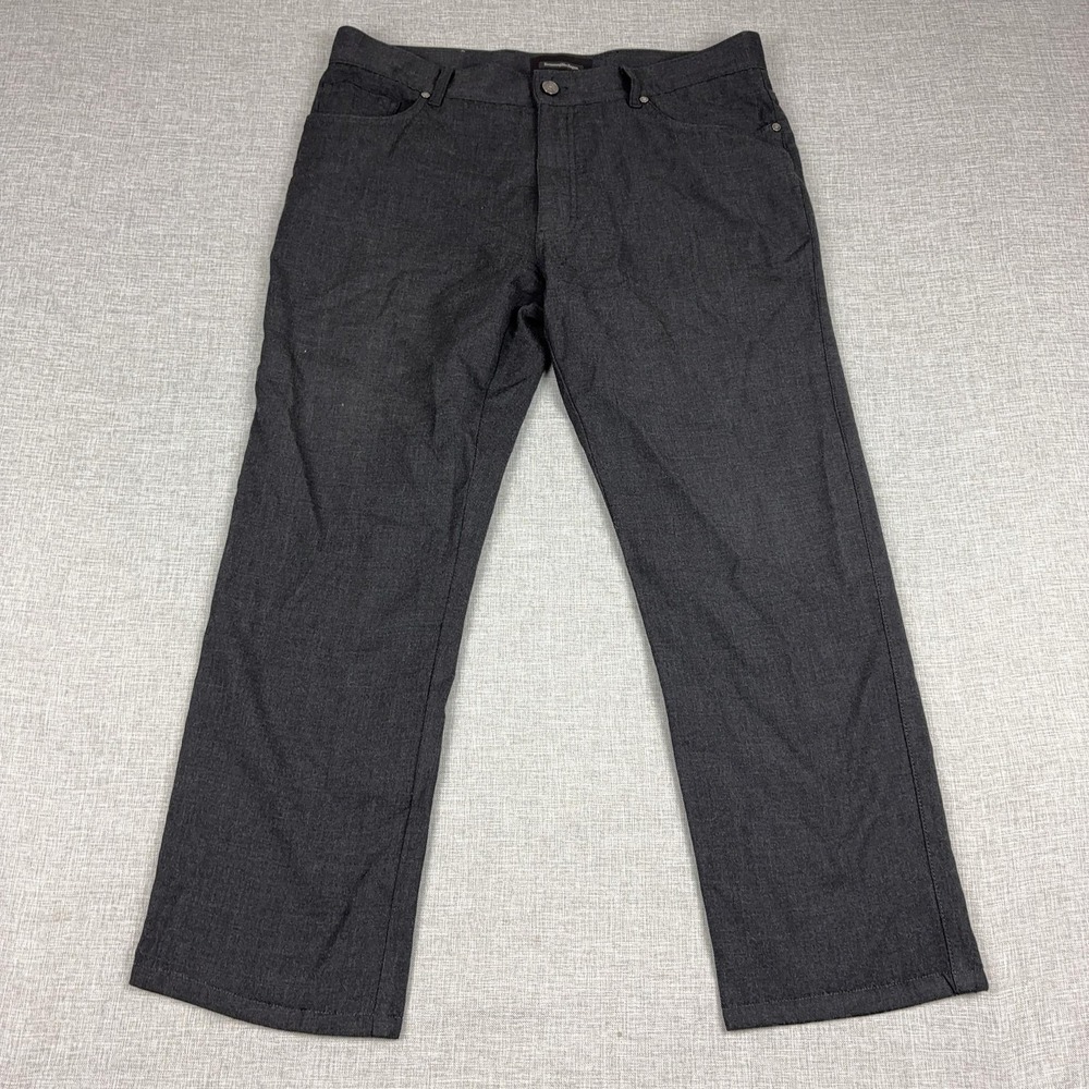 Ermenegildo Zegna Wool 5 Pocket Pants Mens 36 Charcoal Stretch Trousers U8P06